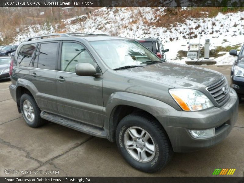 Cypress Green Pearl / Ivory 2007 Lexus GX 470