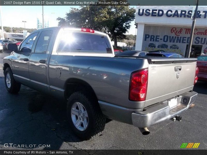Mineral Gray Metallic / Medium Slate Gray 2007 Dodge Ram 1500 ST Quad Cab