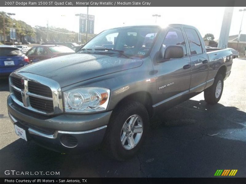 Mineral Gray Metallic / Medium Slate Gray 2007 Dodge Ram 1500 ST Quad Cab