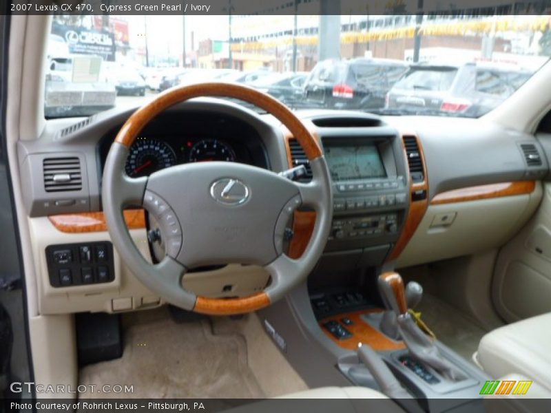 Cypress Green Pearl / Ivory 2007 Lexus GX 470