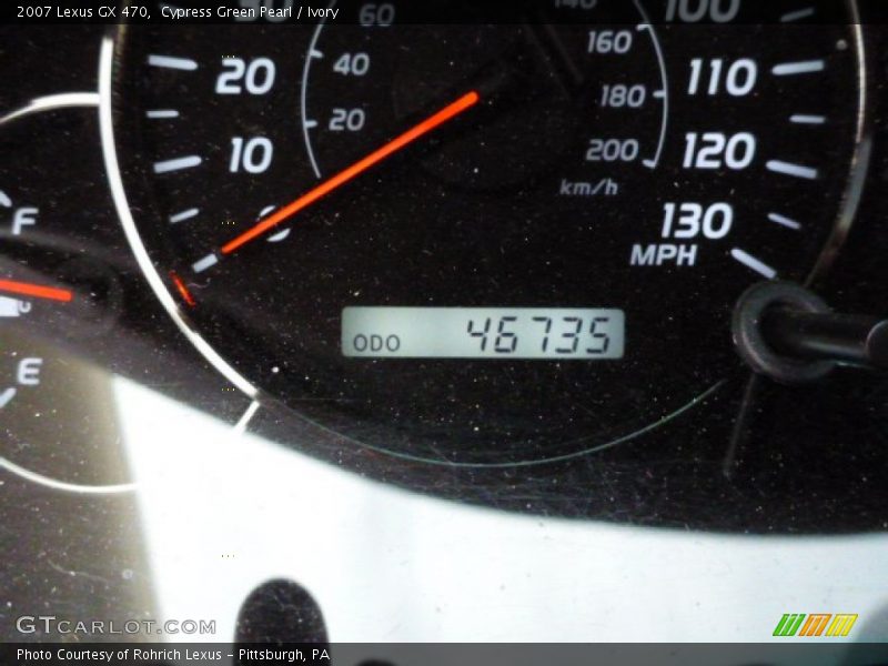 Cypress Green Pearl / Ivory 2007 Lexus GX 470