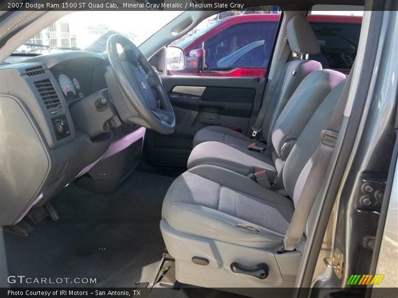 Mineral Gray Metallic / Medium Slate Gray 2007 Dodge Ram 1500 ST Quad Cab