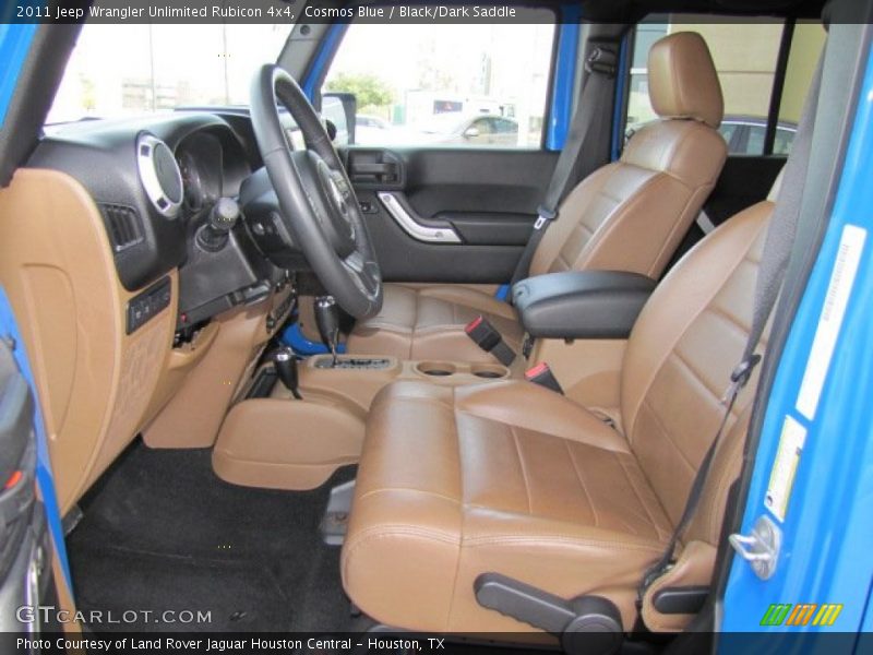 Cosmos Blue / Black/Dark Saddle 2011 Jeep Wrangler Unlimited Rubicon 4x4