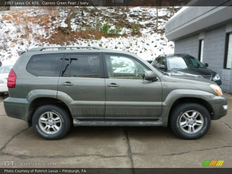 Cypress Green Pearl / Ivory 2007 Lexus GX 470