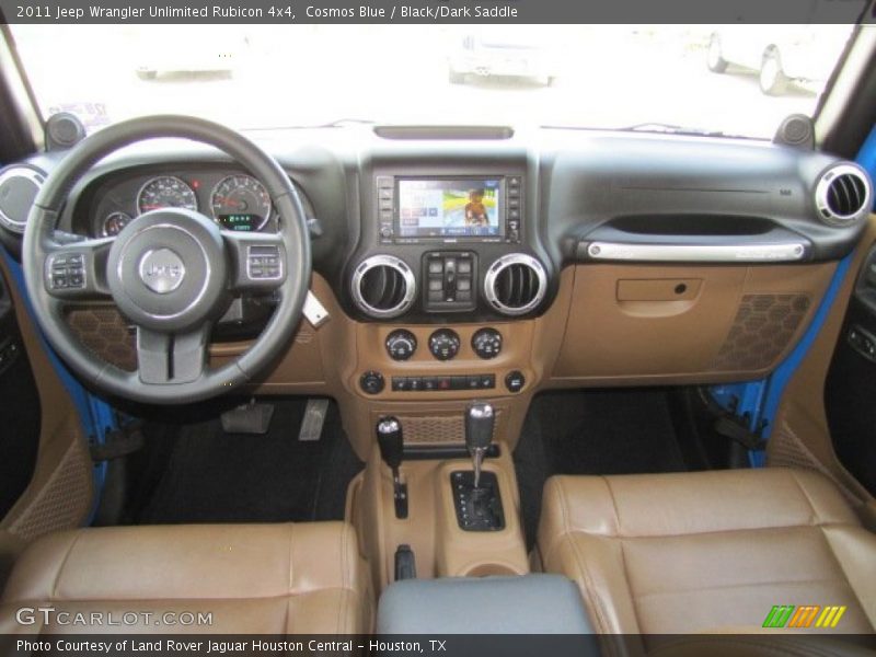 Cosmos Blue / Black/Dark Saddle 2011 Jeep Wrangler Unlimited Rubicon 4x4