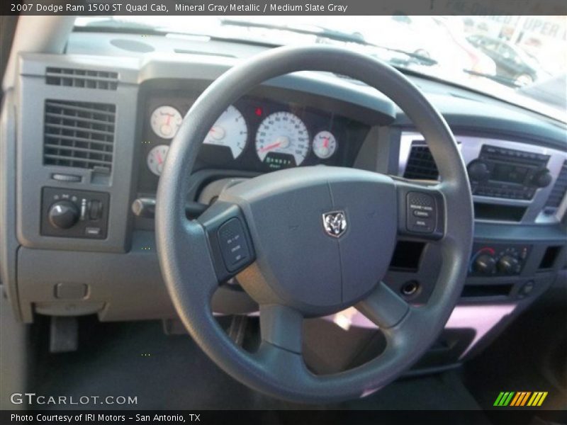 Mineral Gray Metallic / Medium Slate Gray 2007 Dodge Ram 1500 ST Quad Cab