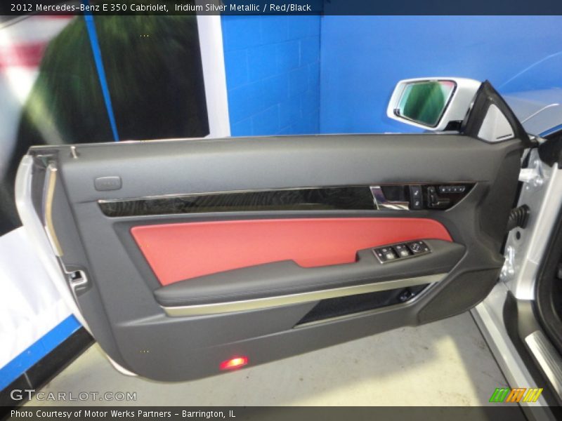 Iridium Silver Metallic / Red/Black 2012 Mercedes-Benz E 350 Cabriolet