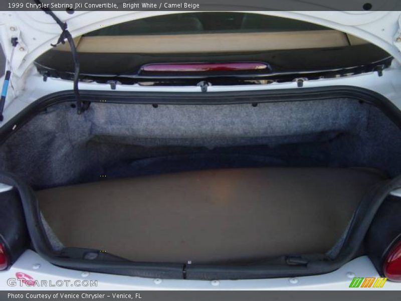 Bright White / Camel Beige 1999 Chrysler Sebring JXi Convertible