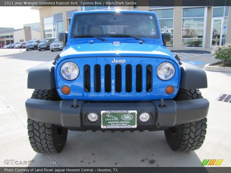 Cosmos Blue / Black/Dark Saddle 2011 Jeep Wrangler Unlimited Rubicon 4x4