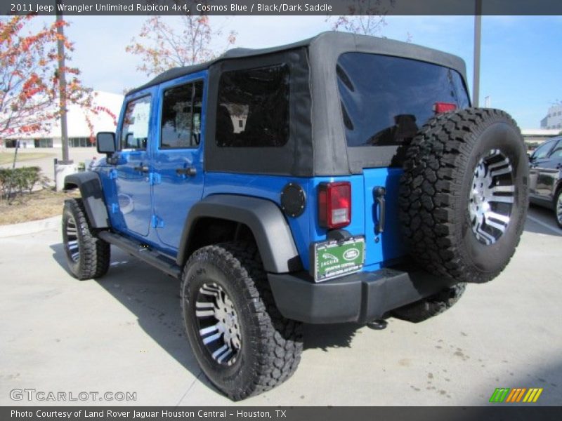 Cosmos Blue / Black/Dark Saddle 2011 Jeep Wrangler Unlimited Rubicon 4x4