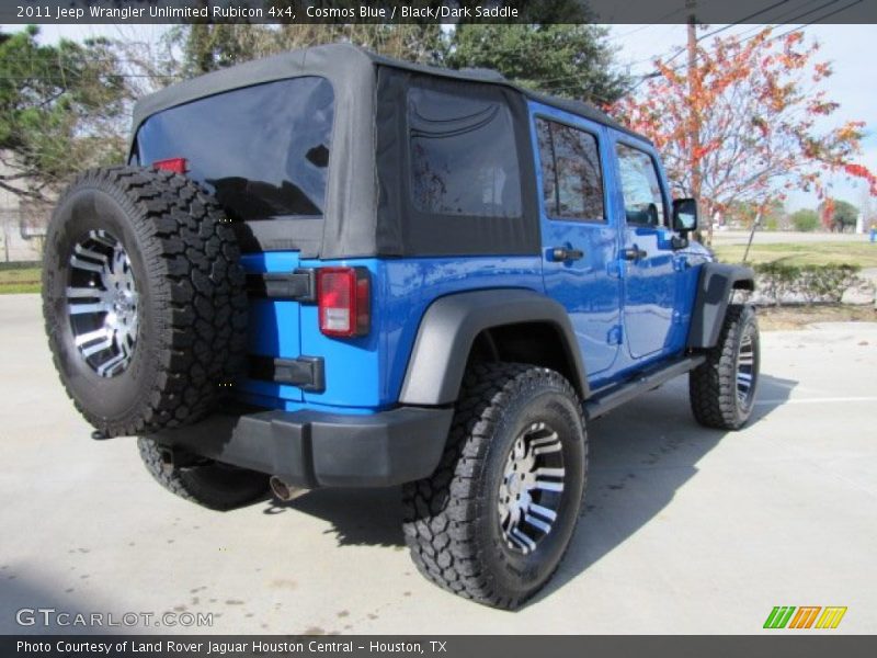 Cosmos Blue / Black/Dark Saddle 2011 Jeep Wrangler Unlimited Rubicon 4x4