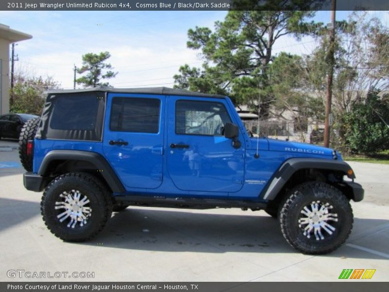 Cosmos Blue / Black/Dark Saddle 2011 Jeep Wrangler Unlimited Rubicon 4x4