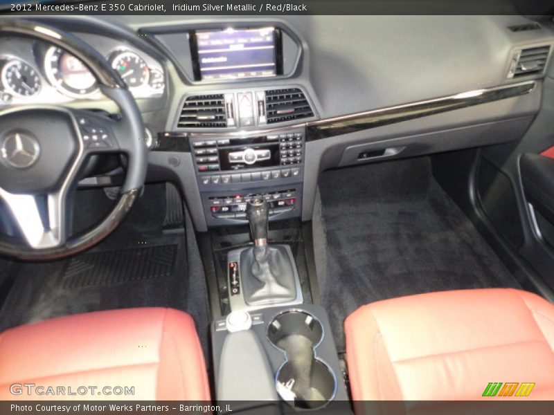 Iridium Silver Metallic / Red/Black 2012 Mercedes-Benz E 350 Cabriolet