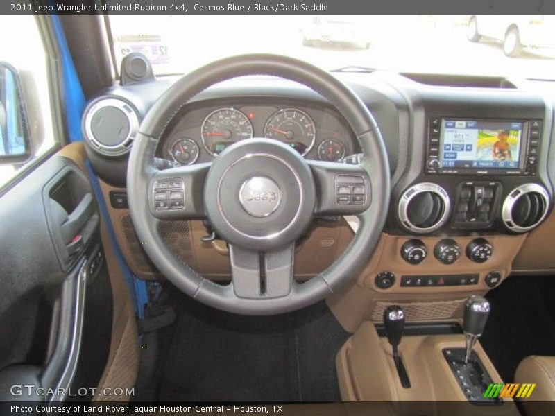 Cosmos Blue / Black/Dark Saddle 2011 Jeep Wrangler Unlimited Rubicon 4x4
