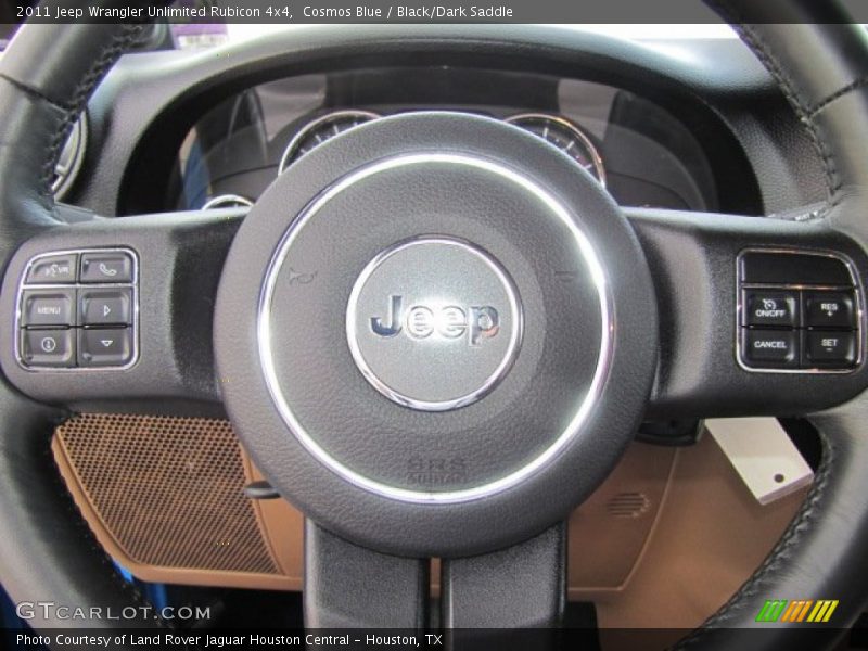 Cosmos Blue / Black/Dark Saddle 2011 Jeep Wrangler Unlimited Rubicon 4x4