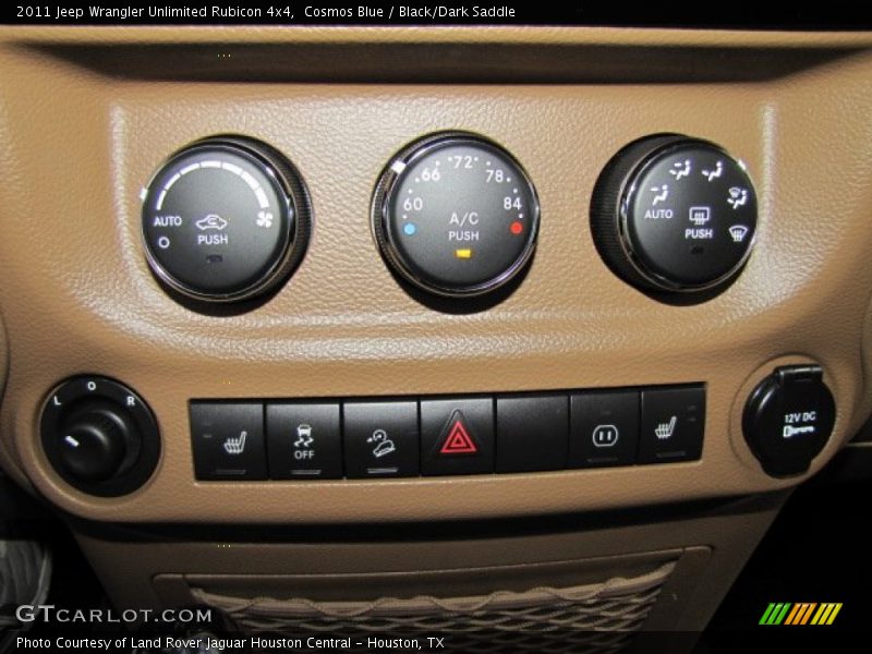 Cosmos Blue / Black/Dark Saddle 2011 Jeep Wrangler Unlimited Rubicon 4x4