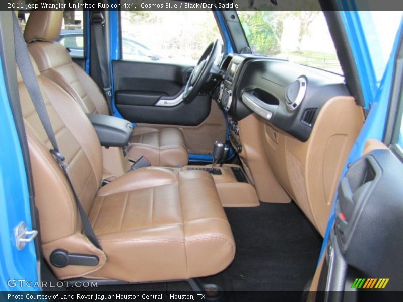 Cosmos Blue / Black/Dark Saddle 2011 Jeep Wrangler Unlimited Rubicon 4x4