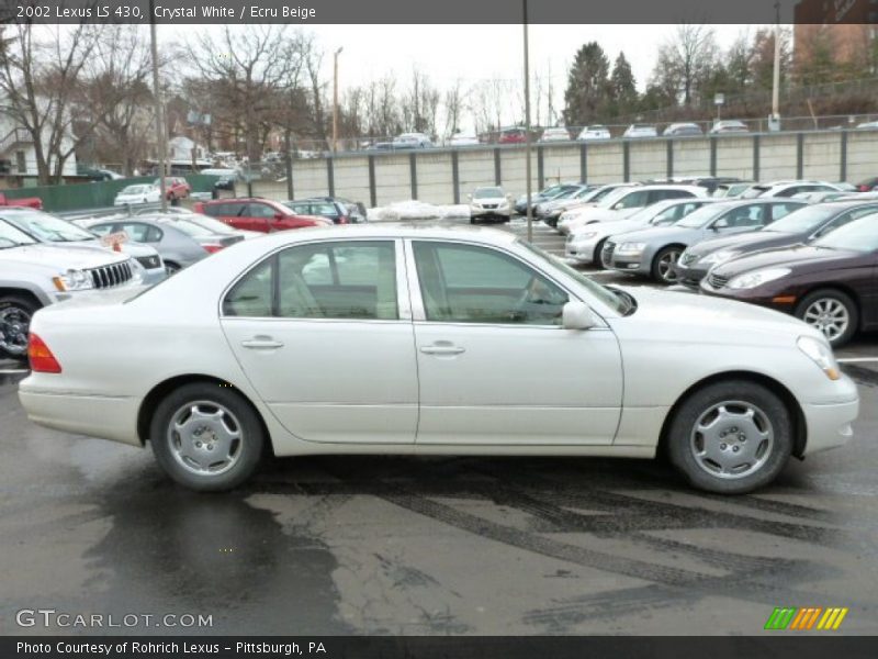 Crystal White / Ecru Beige 2002 Lexus LS 430