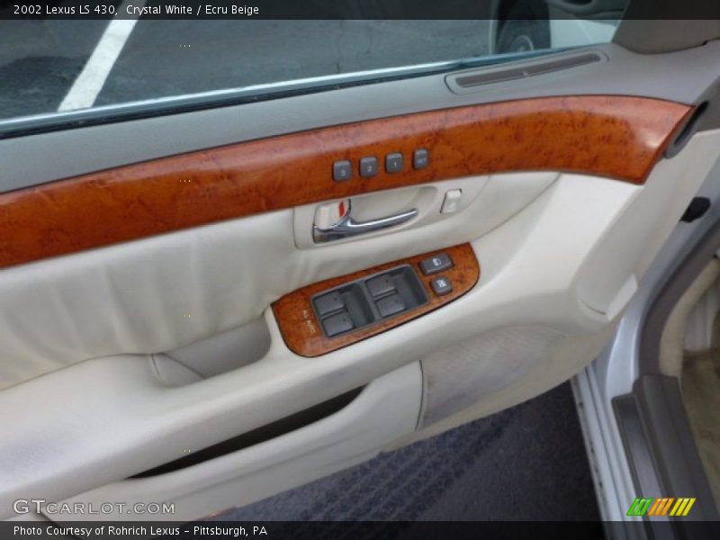 Crystal White / Ecru Beige 2002 Lexus LS 430