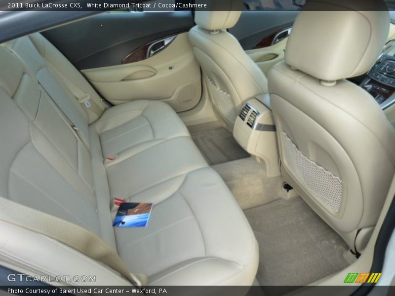 Rear Seat of 2011 LaCrosse CXS