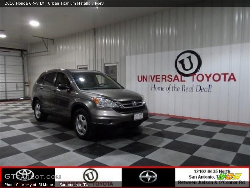 Urban Titanium Metallic / Ivory 2010 Honda CR-V LX