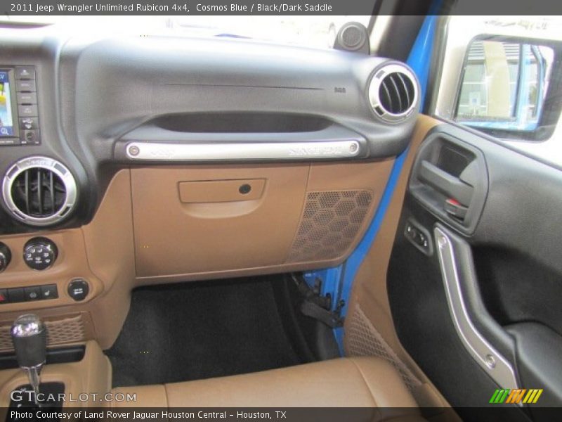 Cosmos Blue / Black/Dark Saddle 2011 Jeep Wrangler Unlimited Rubicon 4x4