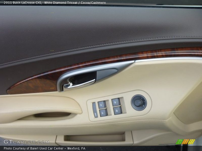 White Diamond Tricoat / Cocoa/Cashmere 2011 Buick LaCrosse CXS