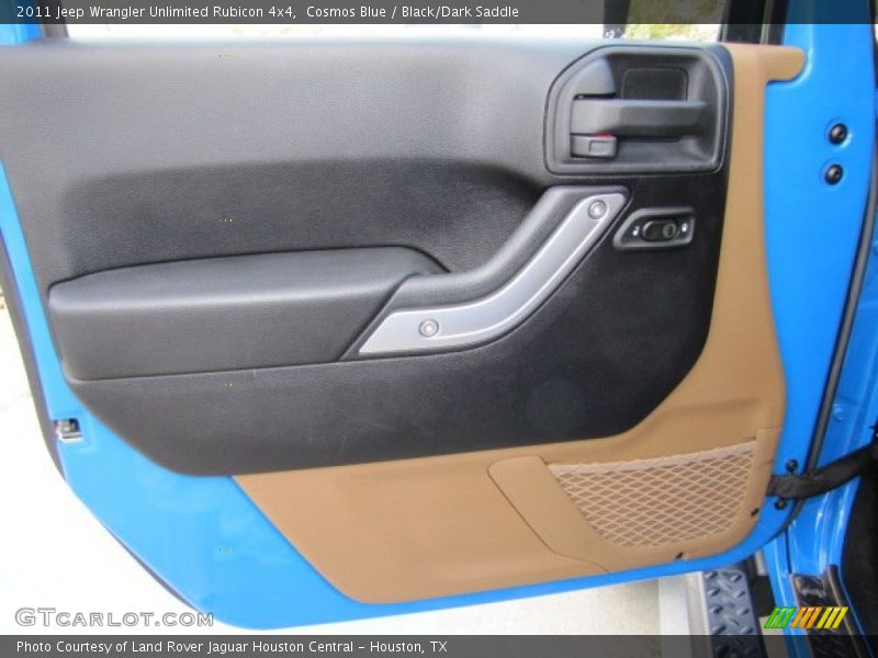 Cosmos Blue / Black/Dark Saddle 2011 Jeep Wrangler Unlimited Rubicon 4x4