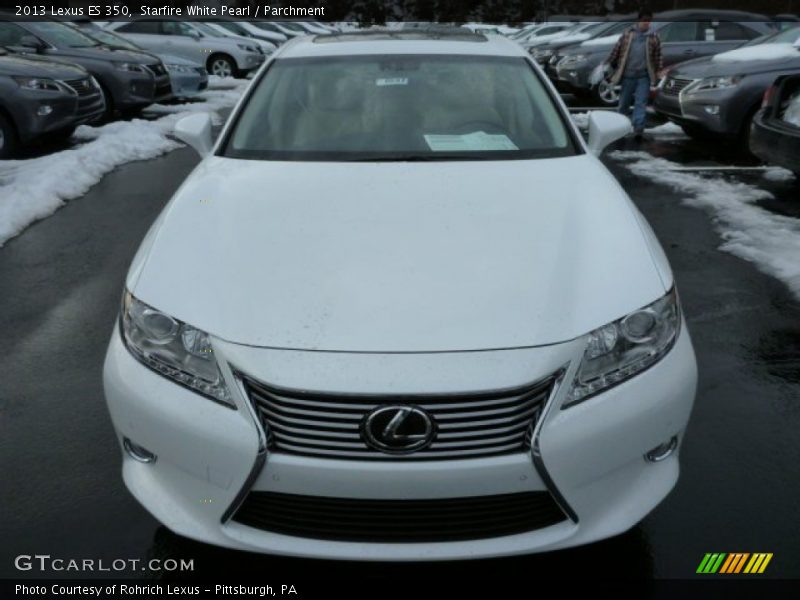 Starfire White Pearl / Parchment 2013 Lexus ES 350