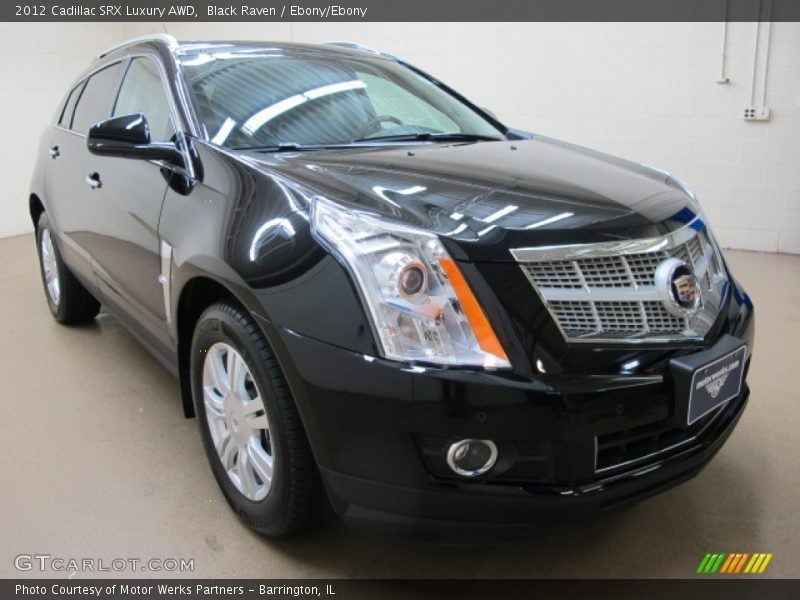 Black Raven / Ebony/Ebony 2012 Cadillac SRX Luxury AWD