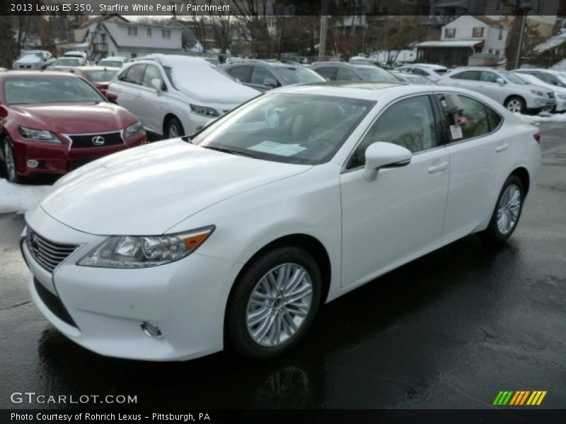 Starfire White Pearl / Parchment 2013 Lexus ES 350
