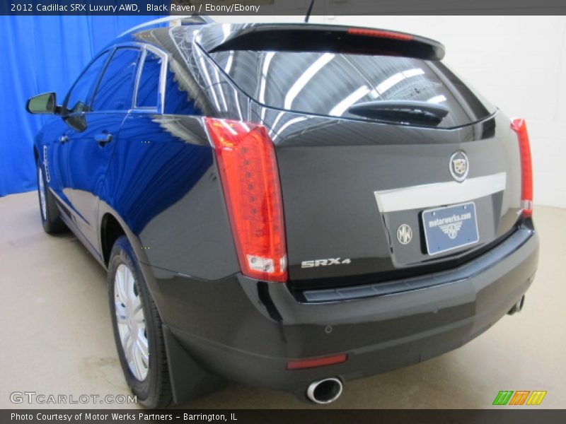 Black Raven / Ebony/Ebony 2012 Cadillac SRX Luxury AWD