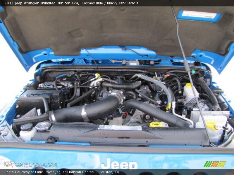 Cosmos Blue / Black/Dark Saddle 2011 Jeep Wrangler Unlimited Rubicon 4x4