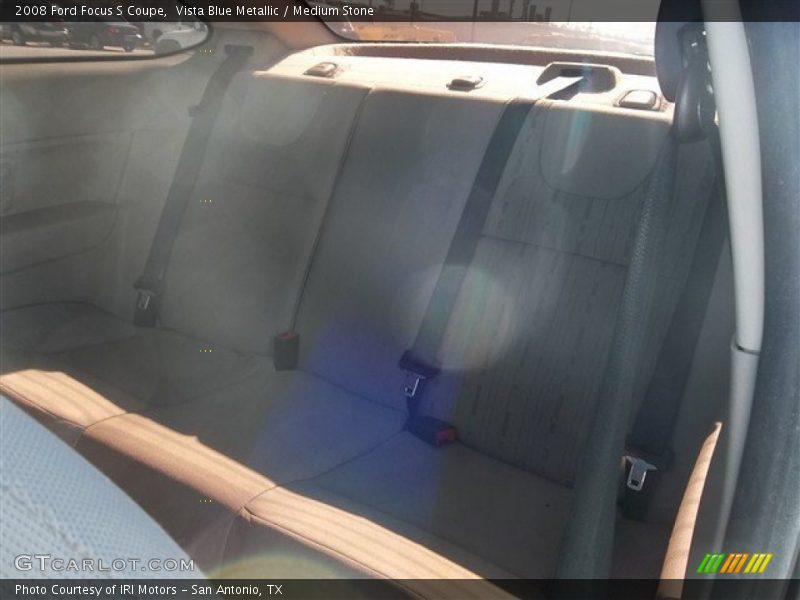 Vista Blue Metallic / Medium Stone 2008 Ford Focus S Coupe
