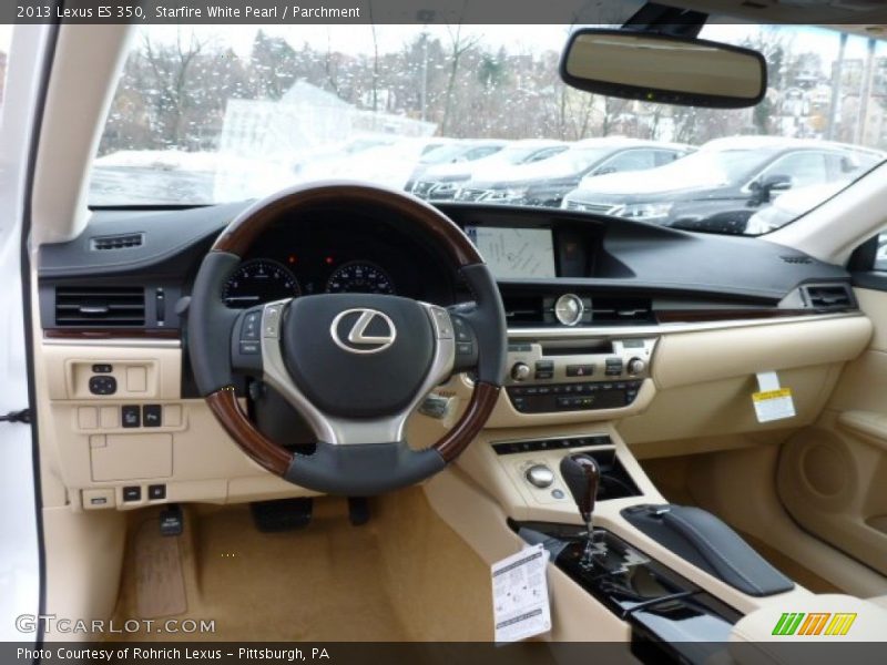 Starfire White Pearl / Parchment 2013 Lexus ES 350