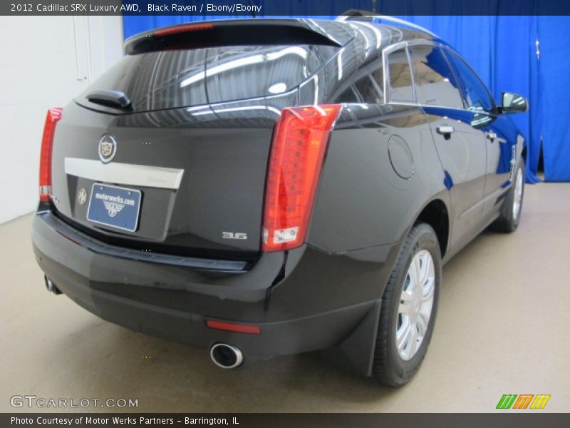Black Raven / Ebony/Ebony 2012 Cadillac SRX Luxury AWD