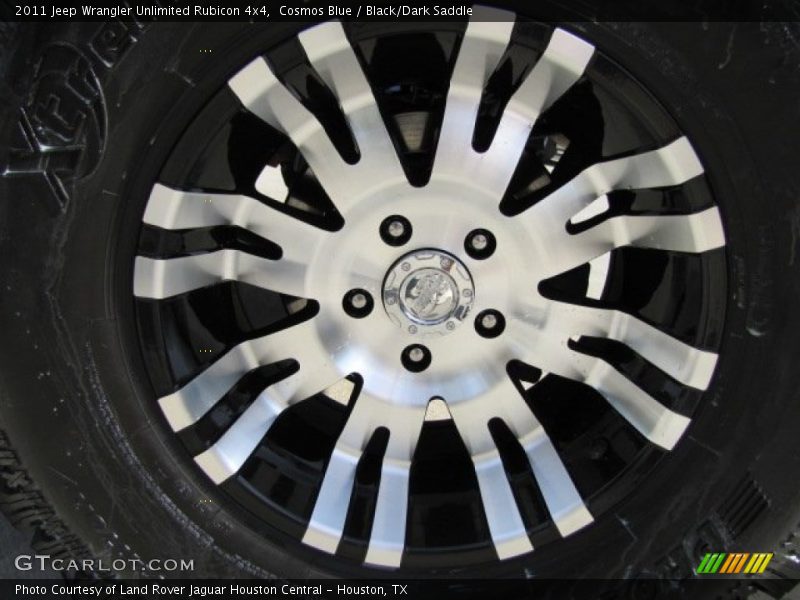 Cosmos Blue / Black/Dark Saddle 2011 Jeep Wrangler Unlimited Rubicon 4x4