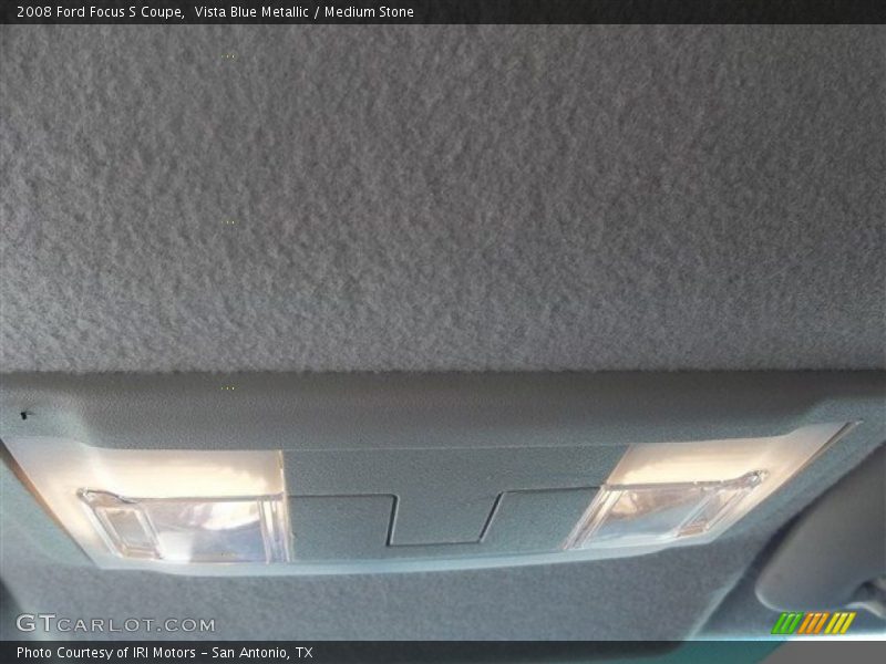 Vista Blue Metallic / Medium Stone 2008 Ford Focus S Coupe