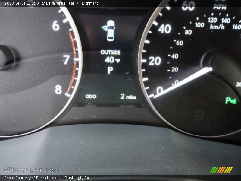 Starfire White Pearl / Parchment 2013 Lexus ES 350