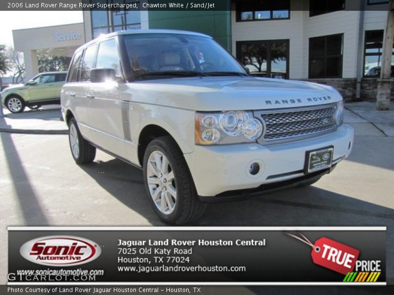Chawton White / Sand/Jet 2006 Land Rover Range Rover Supercharged
