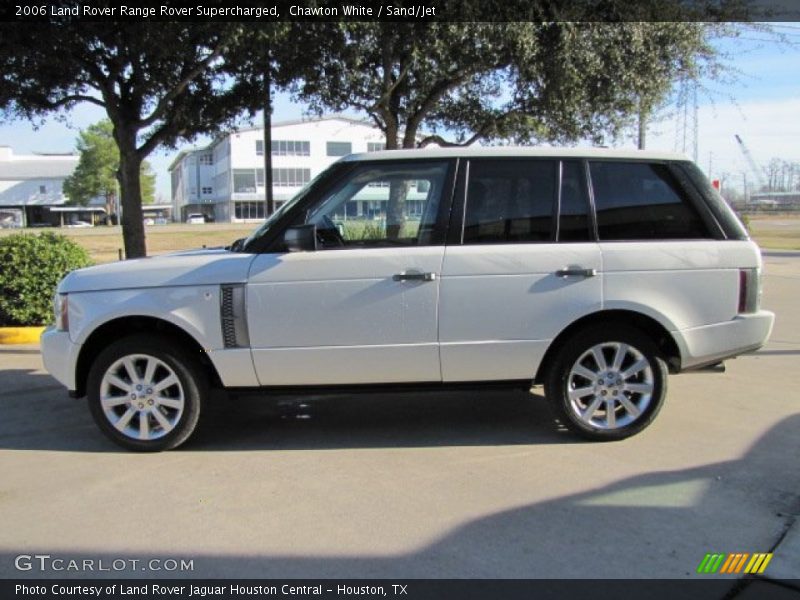 Chawton White / Sand/Jet 2006 Land Rover Range Rover Supercharged