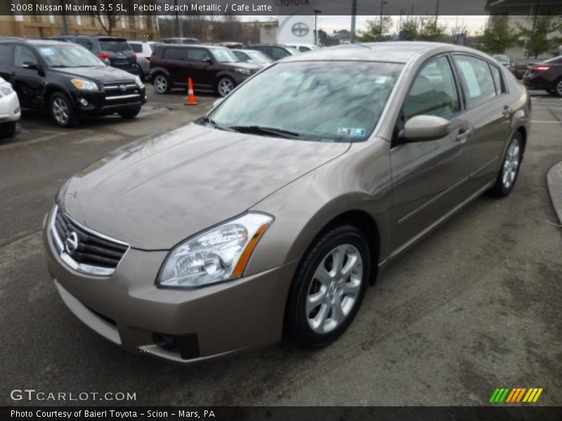 Pebble Beach Metallic / Cafe Latte 2008 Nissan Maxima 3.5 SL