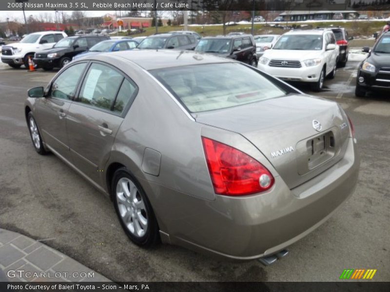 Pebble Beach Metallic / Cafe Latte 2008 Nissan Maxima 3.5 SL