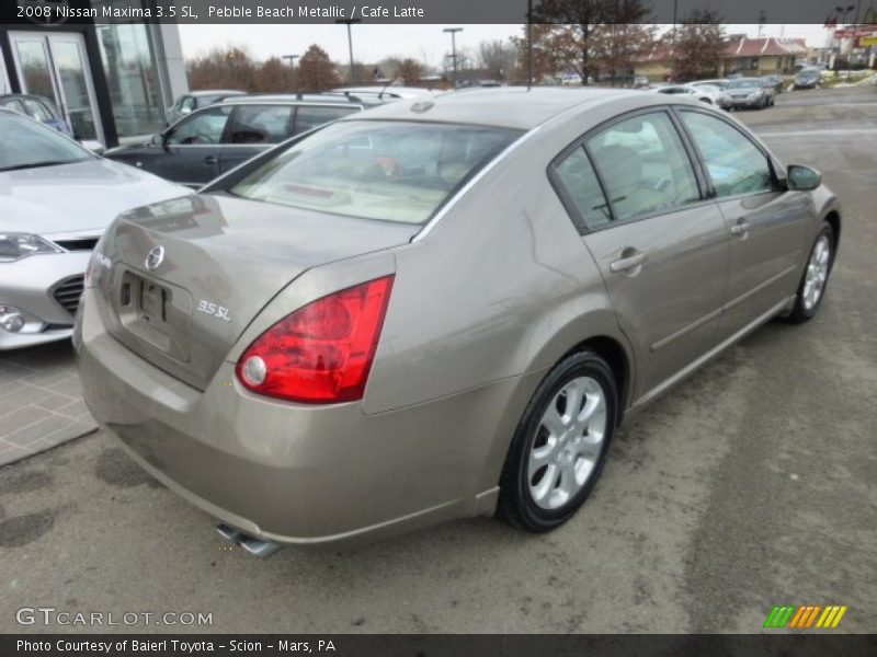 Pebble Beach Metallic / Cafe Latte 2008 Nissan Maxima 3.5 SL
