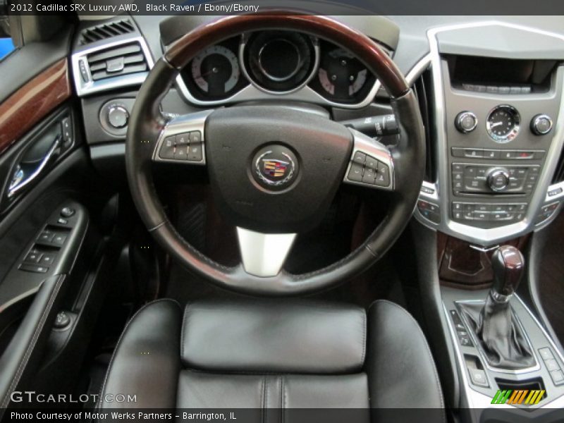 Black Raven / Ebony/Ebony 2012 Cadillac SRX Luxury AWD