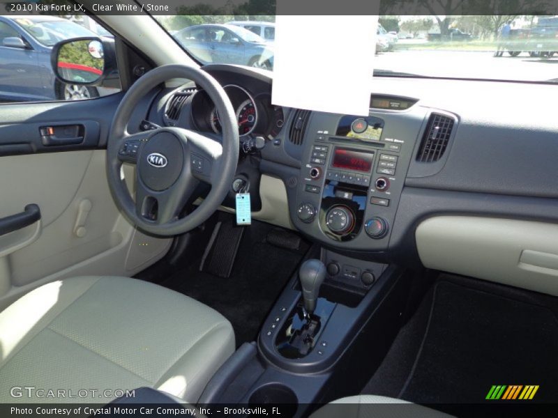 Dashboard of 2010 Forte LX