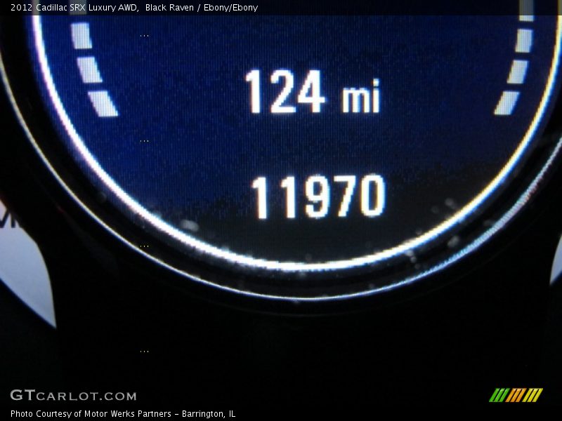 Black Raven / Ebony/Ebony 2012 Cadillac SRX Luxury AWD
