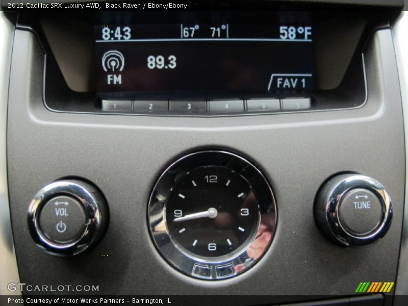 Black Raven / Ebony/Ebony 2012 Cadillac SRX Luxury AWD