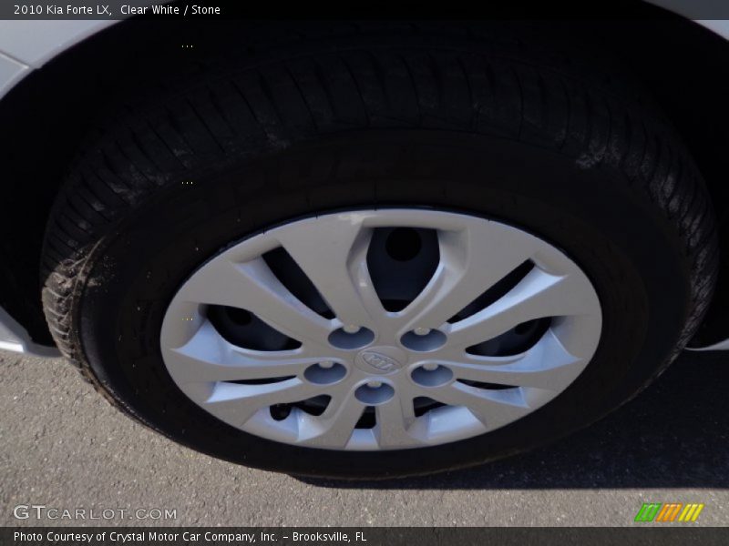 Clear White / Stone 2010 Kia Forte LX