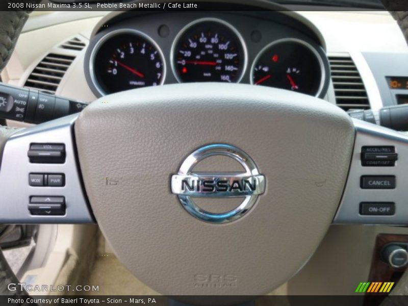 Pebble Beach Metallic / Cafe Latte 2008 Nissan Maxima 3.5 SL